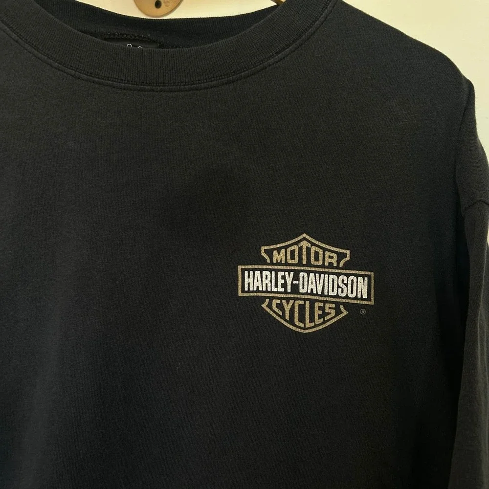 Vintage Harley Davidson Wraparound Tee 1996 - Picture 3 of 5